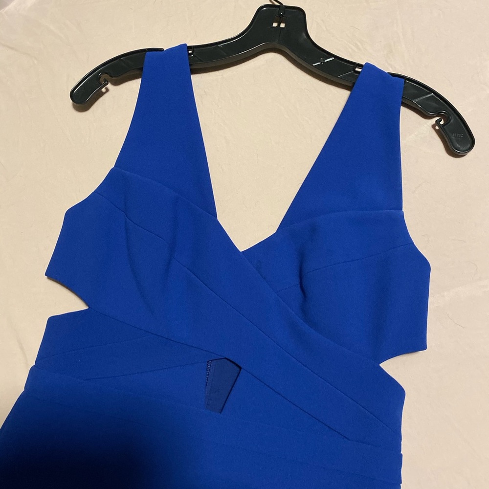 Mini blue dress